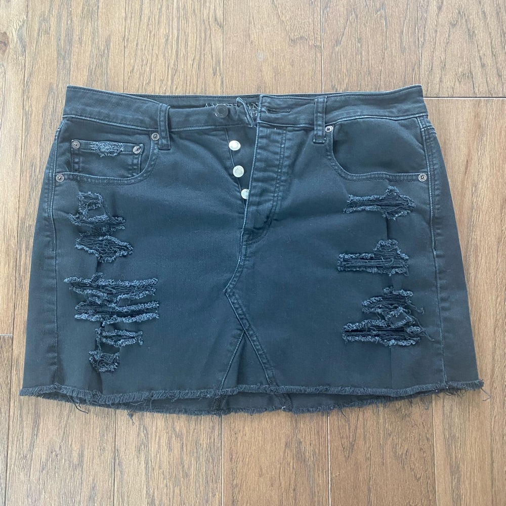 AEO Ripped Mini Skirt